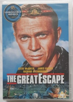 THE GREAT ESCAPE -  STEVE MCQUEEN, JAMES GARNER - REG 2 DVD - NEW & SEALED. - Image 1 of 2