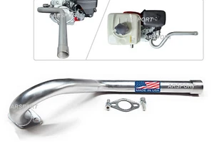 Escape central para Honda GX240, 270, 390. Predator 301cc y 420cc - Imagen 1 de 5