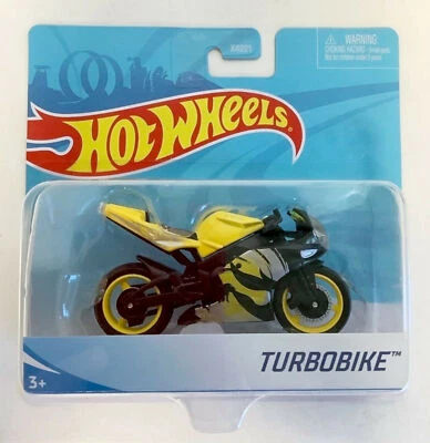 NEW Mattel X7720 Hot Wheels 1:18 Street Power TURBOBIKE Motorcycle Yellow Black - Image 1 of 2