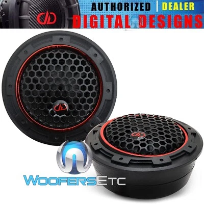 DD AUDIO RL 1" HIGH ENERGY SILK DOME SWIVEL FLUSH SURFACE MOUNT CAR TWEETERS NEW - Image 1 of 4