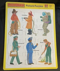 Vintage Puzzle Patch Picture Jigsaw Puzzles--- 1991 25 Piece Age 3-7 VG - Picture 1 of 8