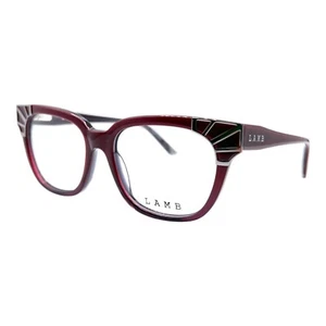 AUTHENTISCH & NEU - L.A.M.B. - LA003 BUR 52/16/135 - BORDEAUX - BRILLE & ETUI - Bild 1 von 3
