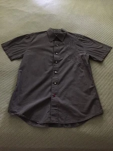 Monarchy Men's Button Down Graphic Shirt Size M - Picture 1 of 6