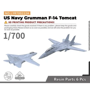 Yao's Studio LYR700222A 1/700 Military Model Kit US Navy Grumman F-14 Tomcat - Picture 1 of 7