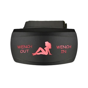 Interruptor basculante WENCH OUT WENCH IN 6B53SRM 12V horizontal momentáneo LED rojo - Imagen 1 de 1
