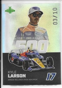 2024 Parkside Pacific IndyCar Indy 500 KYLE LARSON Silver Refractor 3/10 - Picture 1 of 1