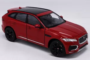 Welly 1:24 Jaguar F-Pace Modelo Diecast Deportivo Carreras Coche Juguete Rojo NUEVO EN CAJA - Imagen 1 de 6