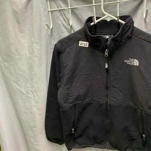 The North Face Sweater Youth Large Black Long Sleeve Denali Fleece Boys - Picture 1 of 14