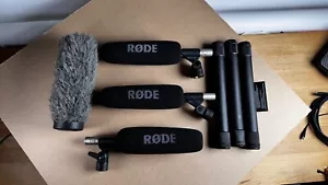 3 Rode NTG-3 Shotgun Microphones Silver NTG3 Mic Microphone Recording - Picture 1 of 6
