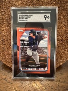 💥2022 Topps Pro Debut - Draftee Debuts #DB-9 Trey Sweeney (RC) Orange 25/25💥
