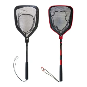 Red de desembarco de pesca telescópica 1/2 sección aleación de aluminio plegable red de pesca profunda - Imagen 1 de 11
