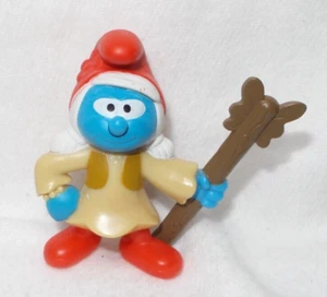 FIGURINE SMURF SCHTROUMPF SAULE McDONALD'S MAC DO MCDO HAPPY MEAL 2018 PEYO - Picture 1 of 4