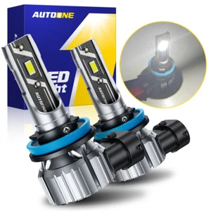 AUTOONE H11 H9 H8 LED Headlight Bulb Low Beam Fog Light 20000LM 6500K White EXD - Picture 1 of 19