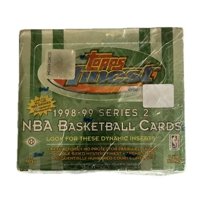 1998-99 Topps Finest NBA Basketball Series 2 - 24 Pack Box - Kobe - Image 1 of 4