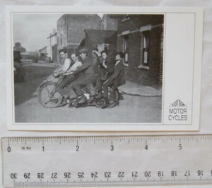 1991 postcard Fred Morgan in Gloucester, Cotton Motor Cycles 1924 - Picture 1 of 2