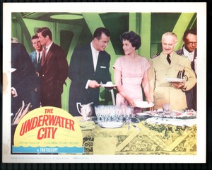 Underwater City 11"x14"  Lobby Card William Lundigan Julie Adams Sci-Fi