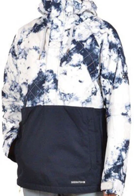 Chaqueta de snowboard 686 para mujer aislante de cuarzo Anorak (S) blanco aturdido bloque de color Foto 1 de 3