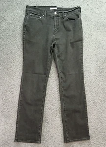 Jeans donna Levi's 505 taglia 10M 30x32 nero gamba dritta vita media jeans - Foto 1 di 10