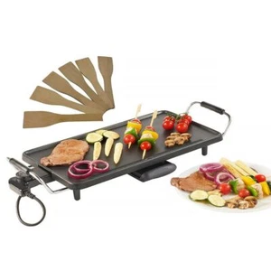 LIVIVO Electric Teppanyaki Table Top Grill Griddle BBQ Barbecue Garden Camping  - Picture 1 of 12