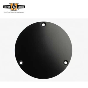 Cubierta Derby con cúpula negra para Harley Big Twin 1970-1998 3 agujeros réplica 25392-84T - Imagen 1 de 5