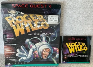 Roger Wilco The Spinal Frontier Big Box PC Space Quest Sierra w/Interior Cardbo - Picture 1 of 15