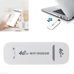 Unlocked 4G LTE USB Modem Mobile Wireless Router 'Wifi Hotspot SIM Card Slot - Picture 1 of 12