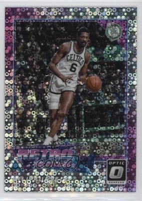 2017 Panini Donruss Optic Retro Series Fast Break Holo Prizm Bill Russell #3 HOF - Image 1 of 2