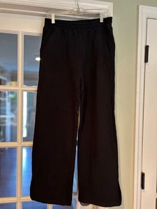 Elan Andi Black Sweatpants 100% Cotton Size XL - Picture 1 of 8