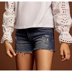 DL1961 Liberty Lucy Distressed Denim Cut Off Shorts Girl's 8 NWOT - Picture 1 of 17