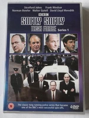 Softly Softly - Task Force - Series 1 BBC - 4DVD SET REGION 2 - NEW SEALED - Image 1 of 2