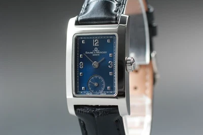 [Near MINT] BAUME & MERCIER Hampton MV045139 Quartz Navy Tank 20mm Women's Watch - Image 1 of 4
