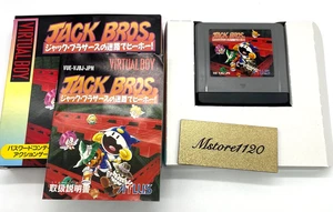 Nintendo Virtual Boy VB JACK BROS. Video Game Software Used Box Damaged Worked - Picture 1 of 6