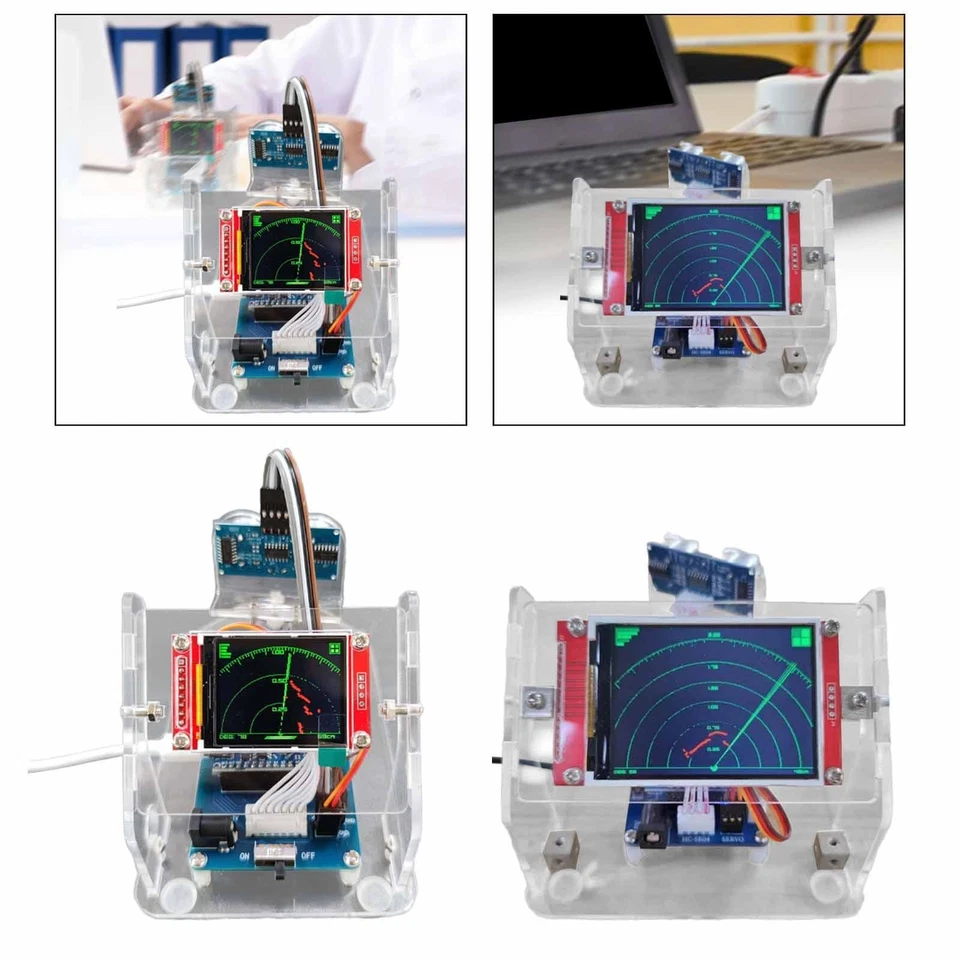 RC Ultrasonic Sensors Detection Module with Screen for 1/10 RC Car Crawlers - Image 1 of 1