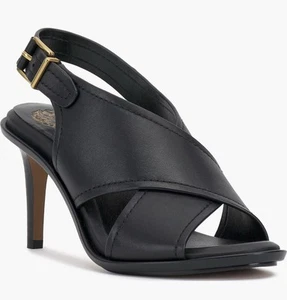 Vince Camuto Women’s Famla Slingback Sandal Size 8.5M / Black / See Description - Picture 1 of 19