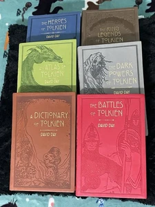 The World Of Tolkien Complete 6 Books Set,Flexbound,by David Day - Picture 1 of 17