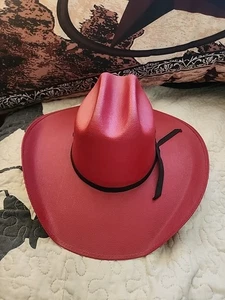 CAPPELLO ROSSO DOPPIO SS COWBOY/COWGIRL..TAGLIA LARGE - Foto 1 di 7