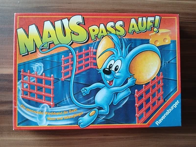 Maus pass auf  Ravensburger Brettspiel Retro Selten vollständig - Bild 1 von 4