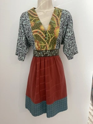 Matilda Jane Oh Liza Midi Dress M Boho Cottagecore Hippie Floral - Image 1 of 4