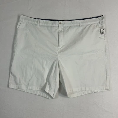 Nautica Men’s Big & Tall 58 Big White Anchor Print Shorts NWT Flaw - Image 1 of 4
