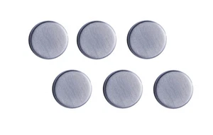 6 Magnete Edelstahl, Ø27 mm, Höhe:7 mm, extrastark, auch für Glasmagnettafel - Bild 1 von 1