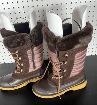 Botas de nieve Lands End forradas de piel squall talla 7 Foto 1 de 4