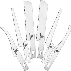 12 Pieces Saw Blades Replacement Mini Hobby Craft Blade Micro Knife Saw Blades w - Picture 1 of 7