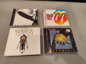Lot Of 4 CD Rolling Stones Def Leppard Eagles Led Zeppelin - Picture 1 of 11