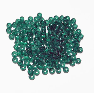 1000 Mini Cuentas de Poni Color Esmeralda 7mm Hechas en EE. UU. Manualidades Niños Escuela Kandi - Imagen 1 de 1