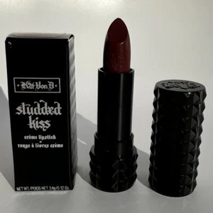 KVD Beauty Kat von D Studded Kiss Lipstick Prayer Vamp Full Size 3.4g .12 oz NIB - Picture 1 of 16