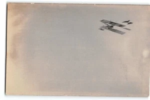 Biplano RPPC in volo, prima aviazione foto reale di Kruxo Ruth Bancroft Law - Foto 1 di 2