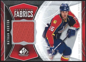 2009/10 UD SP Game Used NATHAN HORTON "AUTHENTIC FABRICS" Game-Worn Relic #AF-NH - Picture 1 of 1