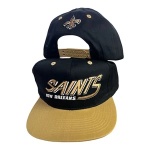 New Orleans Saints Flat Bill Snapback Hat - Picture 1 of 1