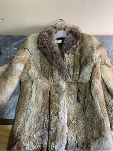 Yves Saint Laurent Fourrures Real Bunny Sable Fur Coat Jacket Read - Picture 1 of 9