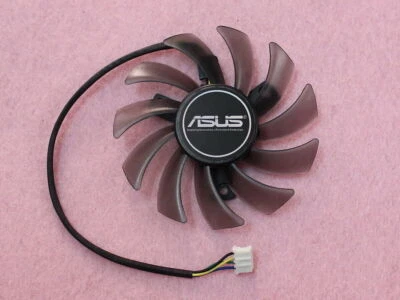 Cooler Fan For ASUS T128010SH 75mm 4 Pin DC 12V 0.25A Graphics Card - Image 1 of 2